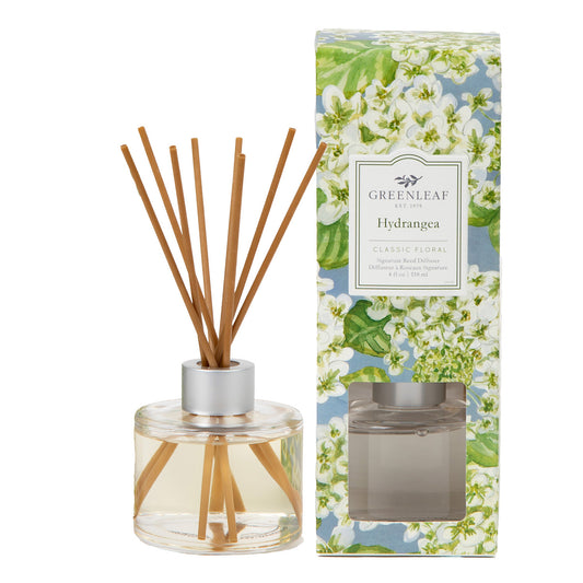 Greenleaf Hydrangea - Signature Reed Diffuser "NEU" 1 Greenleaf Raumduft bei Zeit für mich...
