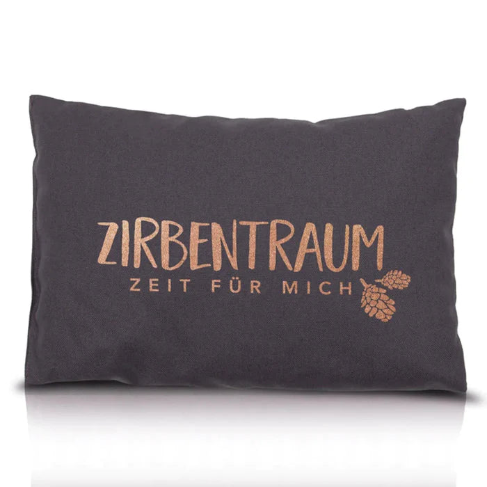 Herbalind ZIRBENKISSEN Anthrazit 30X20 CM Waermekissen Zirbenkisse