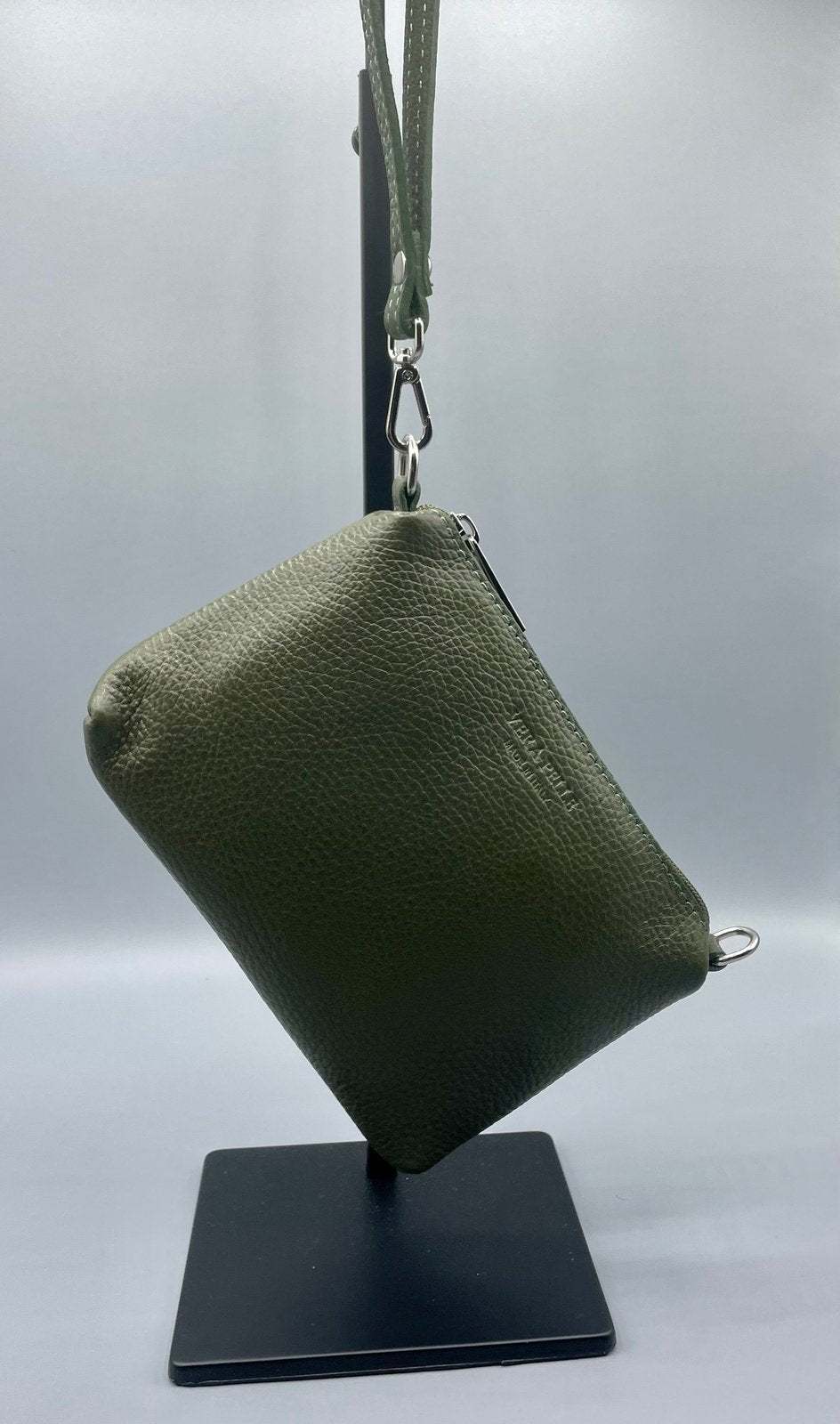 Handtasche "Florence" aus echtem Leder - Grün