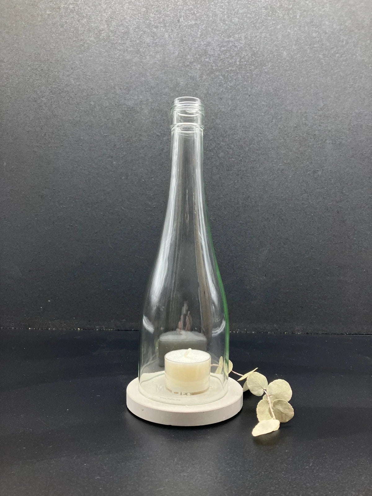 MaBe Kleines Windlicht aus der Schlegelflasche