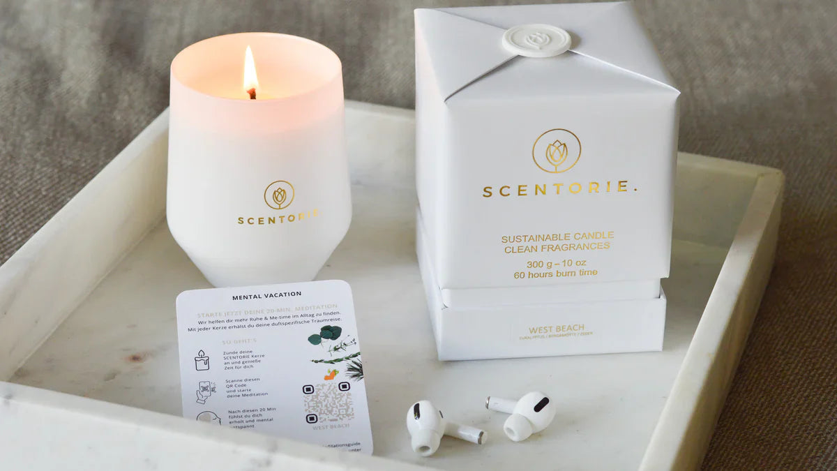 Scentorie Duftkerze mit Meditation