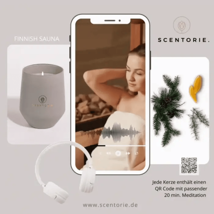 FINNISH SAUNA MEDITATION: Fasssauna am See 4 Vitalität Geschenkideen, Raumduft, Scentorie bei Zeit für mich...