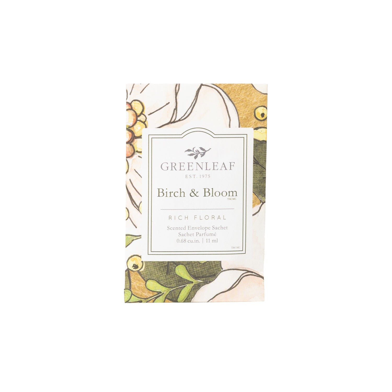 Greenleaf Birch & Bloom - Duft Sachets small 11 ml - NEU -