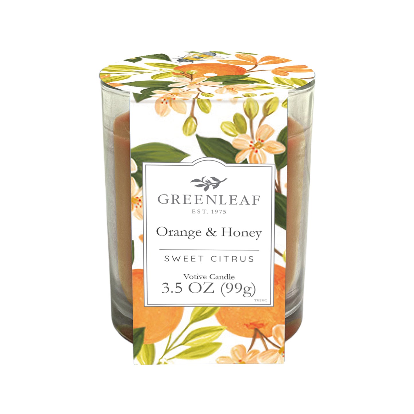 Greenleaf  Orange & Honey - Votive Candle -NEU-