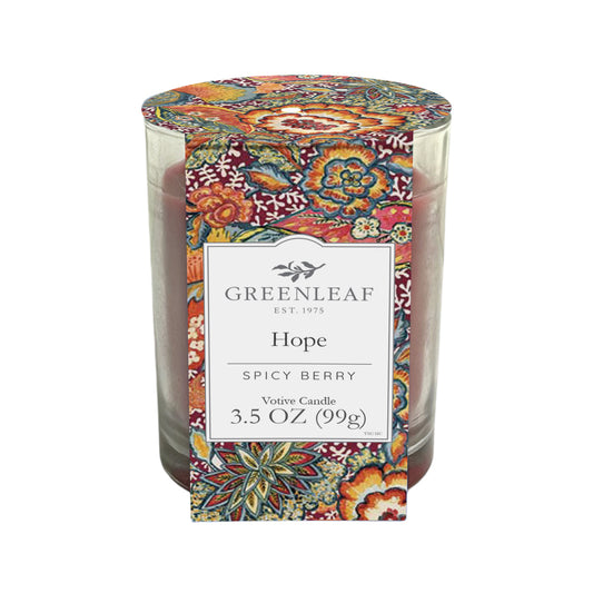 Greenleaf  Hope - Votive Candle -NEU-