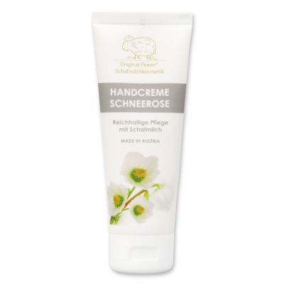Handcreme mit biologischer Schafmilch 75ml, Schneerose 1 Körperpflege Handcreme bei Zeit für mich...