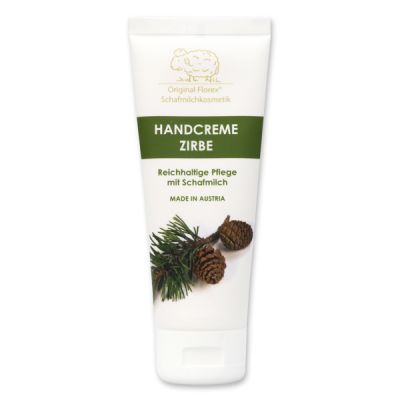 Handcreme mit biologischer Schafmilch 75ml, Zirbe 1 Körperpflege Handcreme bei Zeit für mich...