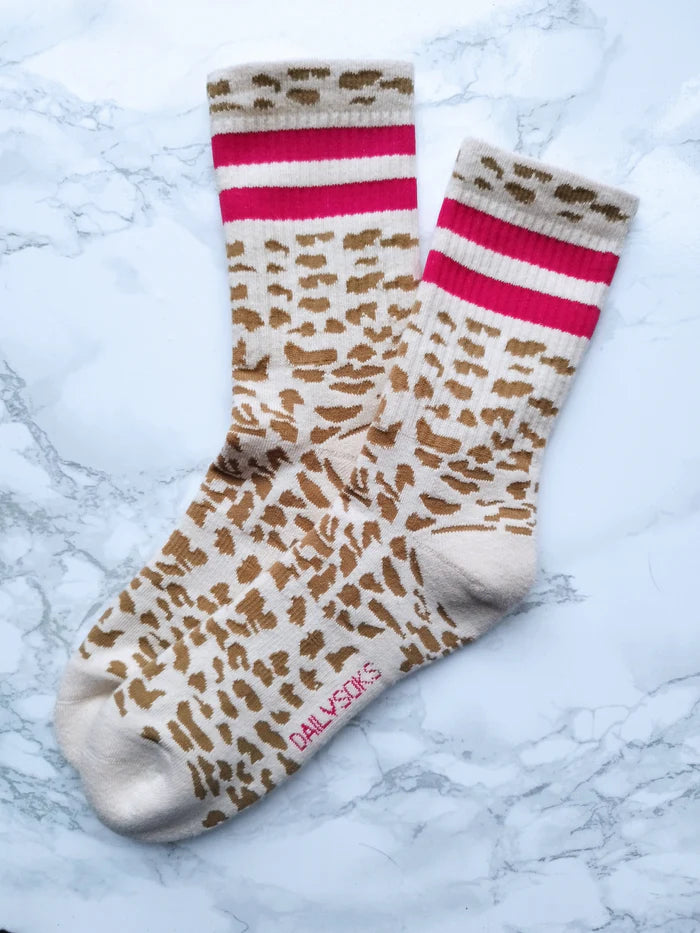 Dailysocks AMANDA 1.0 - latte/pink