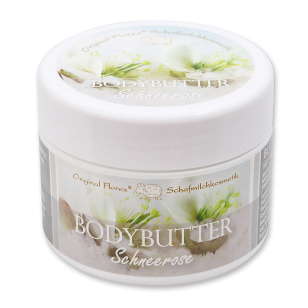 Bodybutter mit biologischer Schafmilch 125ml, Schneerose 1 Körperpflege Body Butter, Handcreme bei Zeit für mich...