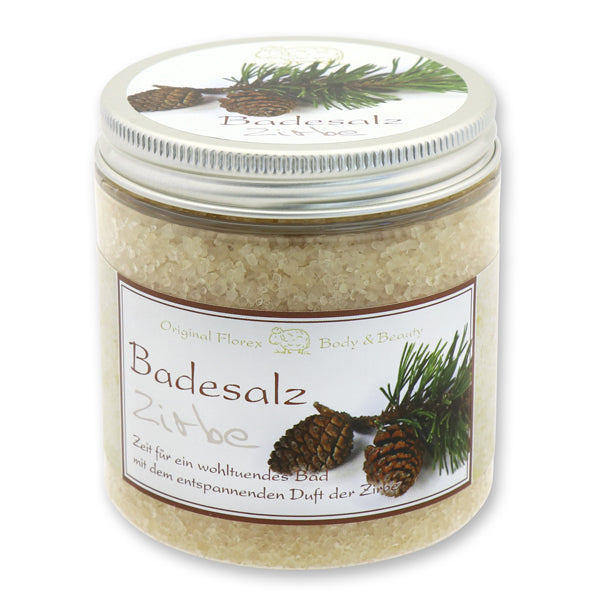 Badesalz Zirbe 300g in der Dose 1 Körperpflege Badesalz bei Zeit für mich...