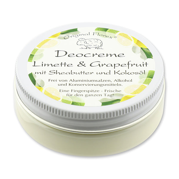 Deocreme 40ml, Limette & Grapefruit "NEU"