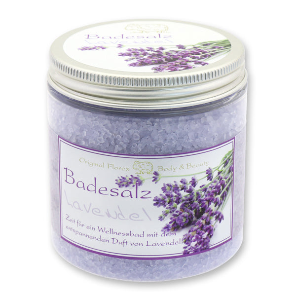 Badesalz Lavendel 300g in der Dose, Lavendel 1 Körperpflege Badesalz bei Zeit für mich...