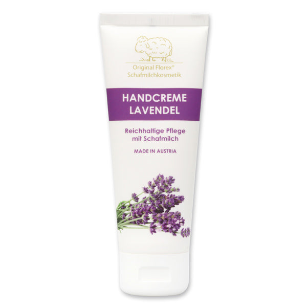 Florex Handcreme mit biologischer Schafmilch 75ml, Lavendel