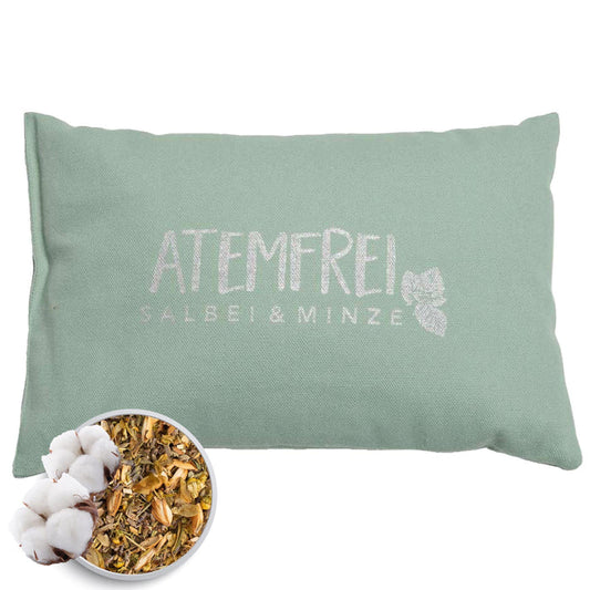 Herbalind KRÄUTERKISSEN ATEMFREI 30X20 CM LINDGRÜN Salbei Mintze