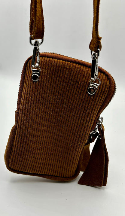 Handytasche in Cordstoff