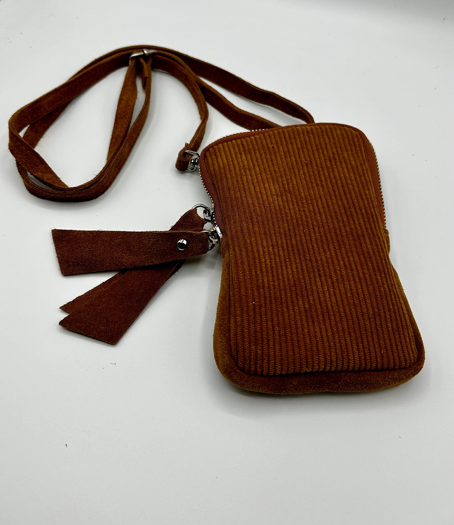 Handytasche in Cordstoff