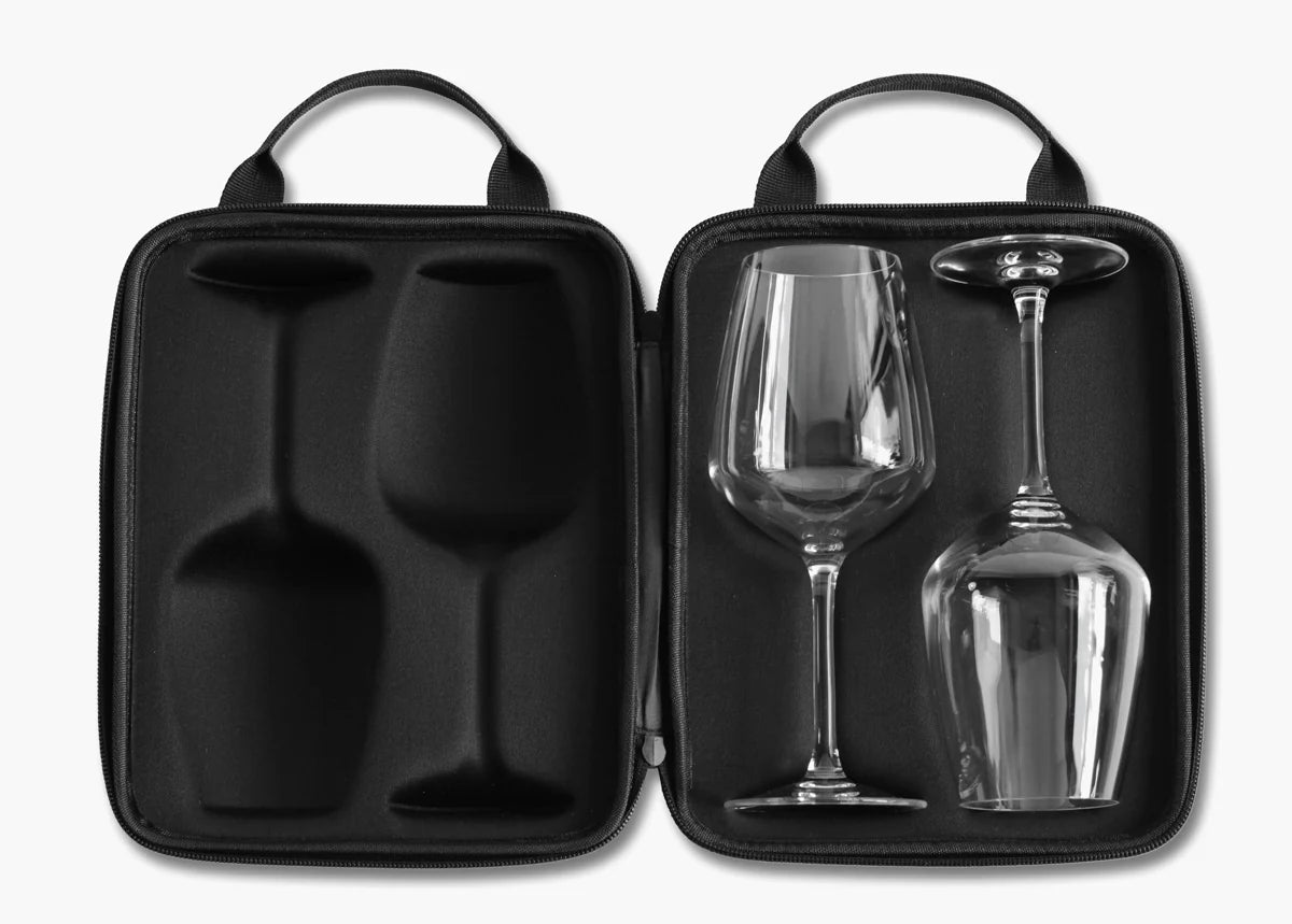 Viinocase mit zwei stilvollen Weingläsern 2 Lifestyle Geschenkideen, Lifestyle bei Zeit für mich...