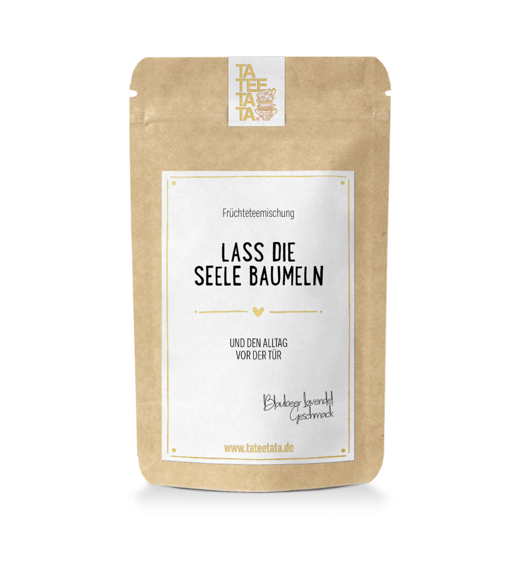 TaTeeTaTa "Lass die Seele baumeln"Früchteteemischung, Blaubeer Lavendel Geschmack, Zeit für mich.. 1 Teemischung Tateetata bei Zeit für mich...