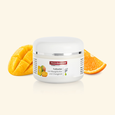 Pedibaehr Fußbutter mit Mangobutter und Orangenöl 75ml