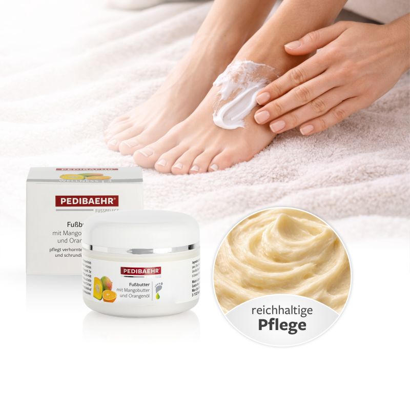 Pedibaehr Fußbutter mit Mangobutter und Orangenöl 75ml