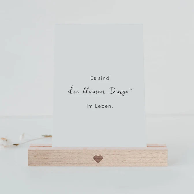 Postkartenständer 15 cm im 2er Set 1 Lifestyle Dekoration, Lifestyle bei Zeit für mich...