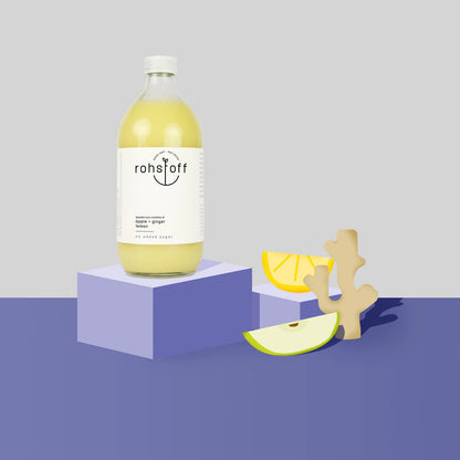 rohstoff APFEL + INGWER +ZITRONE Inhalt 0,06 l