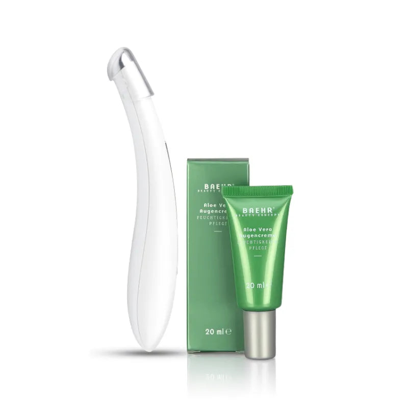 Augenmassagegerät XP 500 und Aloe Vera Augencreme im Set