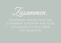 Postkarte"Zusammen halten wir uns. Zusammen schaffen wir alles. Zusammen ist das Leben viel schöner." 1 Postkarte Dekoration, Geschenkideen bei Zeit für mich...